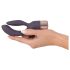 You2Toys Elegant Double - oplaadbare vibrator met clitorisarm (paars)