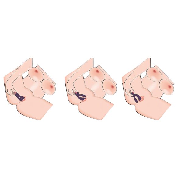 You2Toys - Vibrator met clitorisstimulator - oplaadbaar - paars