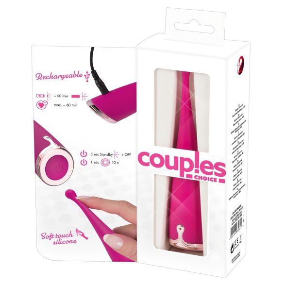 Couples Choice - clitoris vibrator - oplaadbaar - roze