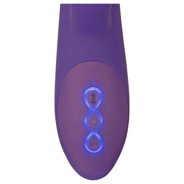 Smile Pearl - vibrator met parels - stootfunctie - paars