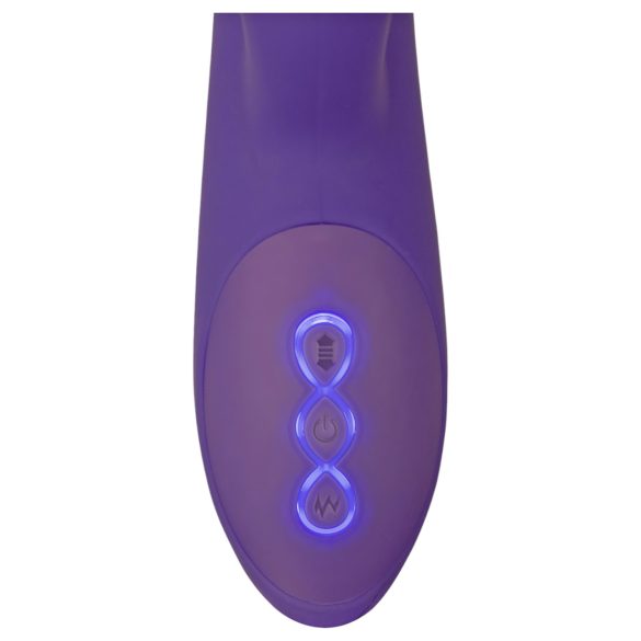 Smile Pearl - vibrator met parels - stootfunctie - paars