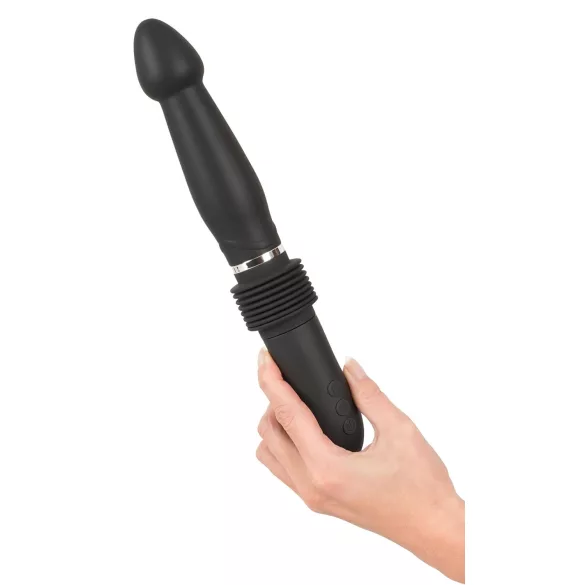 You2Toys - seksspeelgoed machine - oplaadbare stoot vibrator - zwart