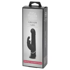 Fifty Shades of Grey Greedy Girl - stoot vibrator - zwart