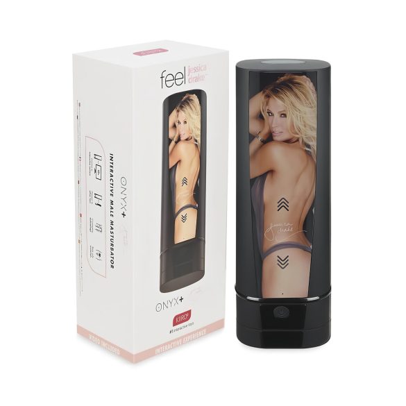Kiiroo Onyx+ Jessica Drake - interactieve masturbator - zwart