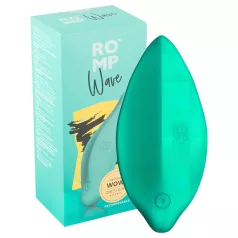 ROMP Wave - oplaadbare waterdichte clitoris vibrator - groen