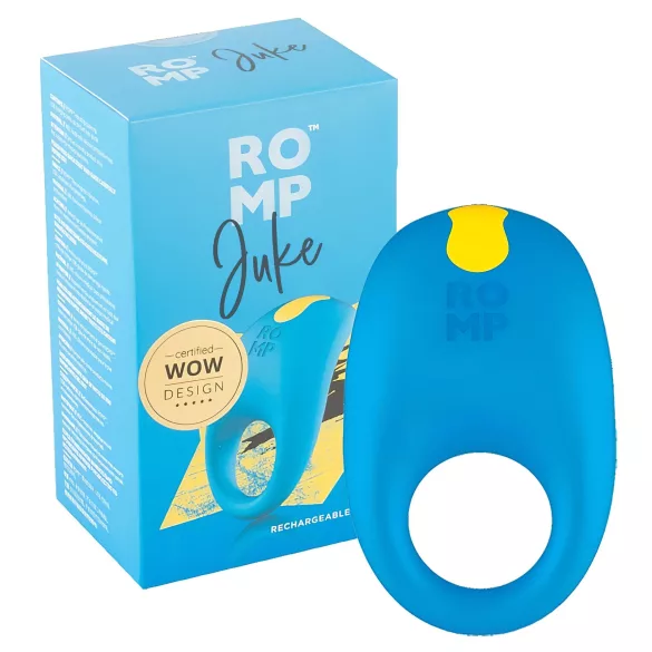 ROMP Juke - vibrerende penisring - waterdicht - blauw