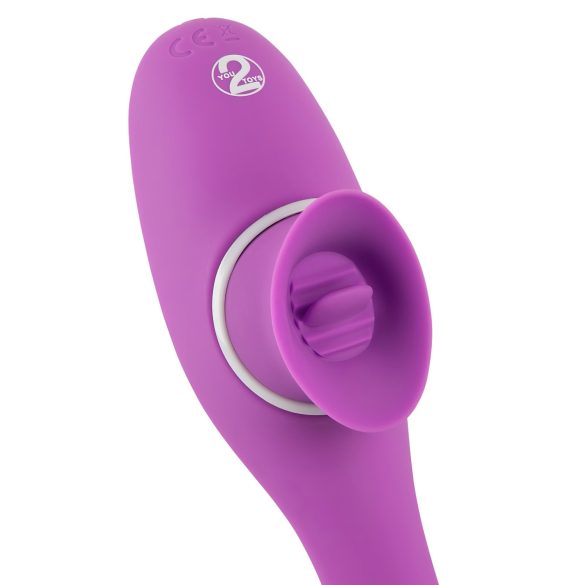 You2Toys - vibrator met 2 functies - oplaadbaar - paars