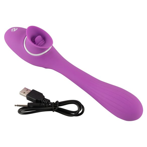 You2Toys - vibrator met 2 functies - oplaadbaar - paars