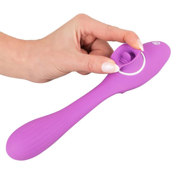 You2Toys - vibrator met 2 functies - oplaadbaar - paars