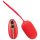 SMILE Love Ball - oplaadbaar, draadloos vibrerend ei (rood)