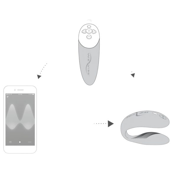 We-Vibe Chorus - oplaadbare, slimme duo-vibrator (roze)