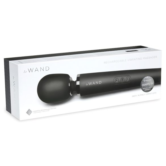 Le Wand Petite - oplaadbare wand vibrator - exclusief - zwart