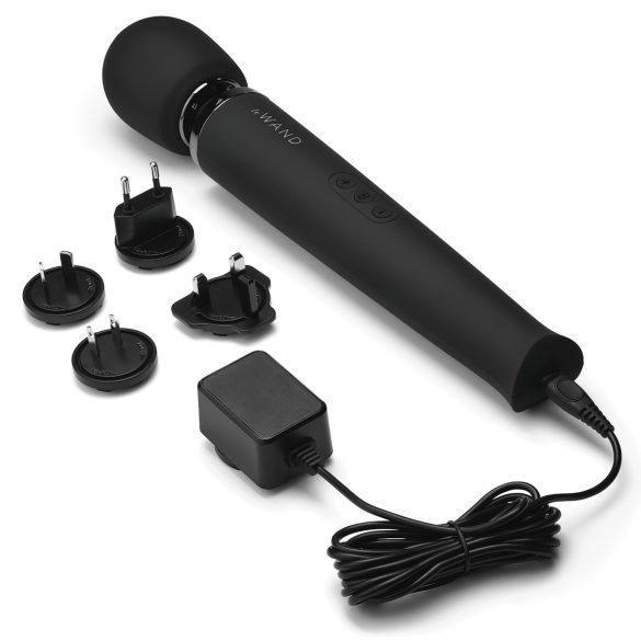 Le Wand Petite - oplaadbare wand vibrator - exclusief - zwart