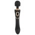 Cleopatra Wand - oplaadbare, waterdichte massager vibrator (zwart)