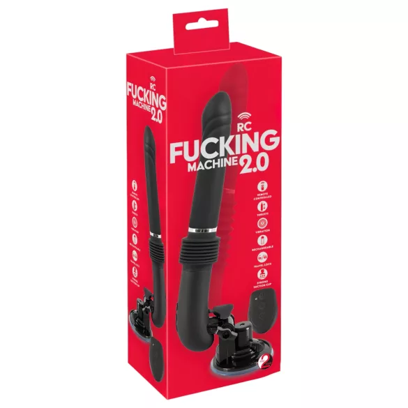 You2Toys - seksspeelmachine met afstandsbediening - oplaadbaar stoot vibrator