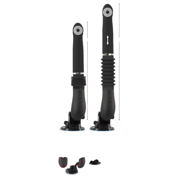 You2Toys - seksspeelmachine met afstandsbediening - oplaadbaar stoot vibrator