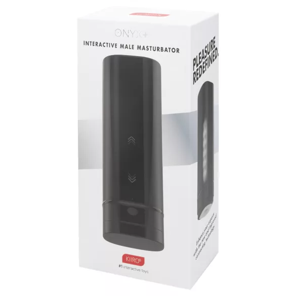 Kiiroo Onyx+ - interactieve masturbator - zwart