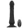 Black Velvets - anale vibrator met stootfunctie - oplaadbaar - zwart