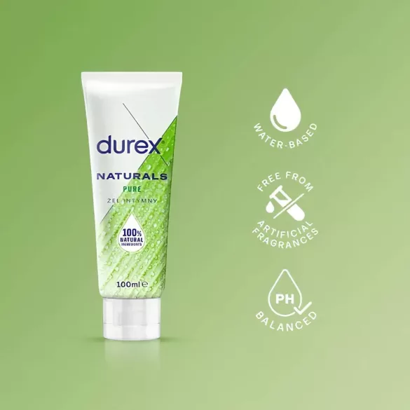 Durex Naturals - Glijmiddel - Waterbasis - 100ml