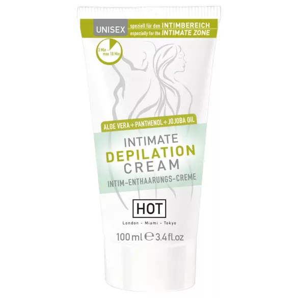 HOT Intimate - ontharingscrème intiem met spatel - 100ml