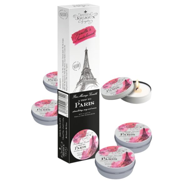 Petits Joujoux Paris - massagekaars - vanille-sandelhout (5x43ml)