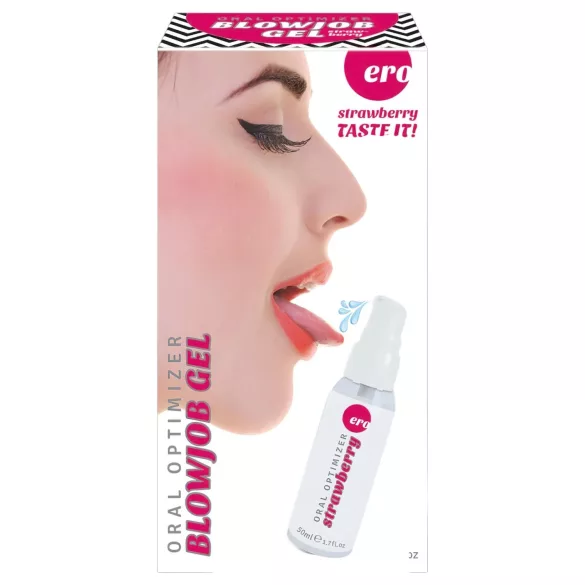 HOT - Blowjob Gel - oraal glijmiddelgel - aardbei (50 ml)