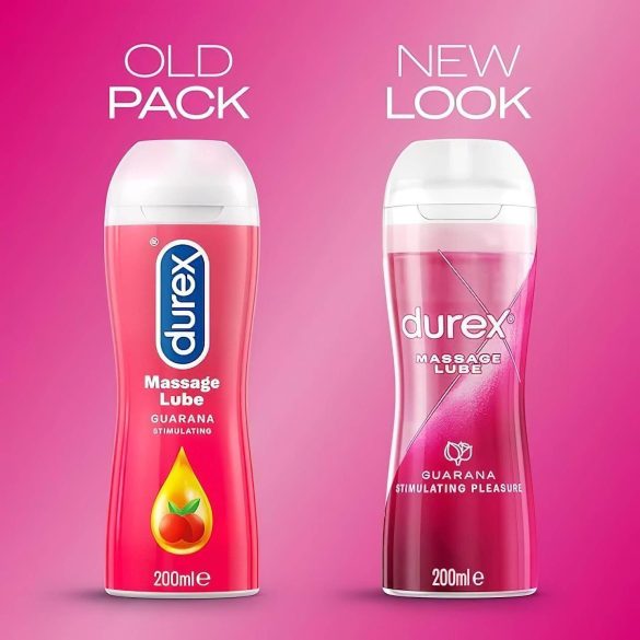 Durex - 2in1 massagegel en glijmiddel - guarana - 200ml