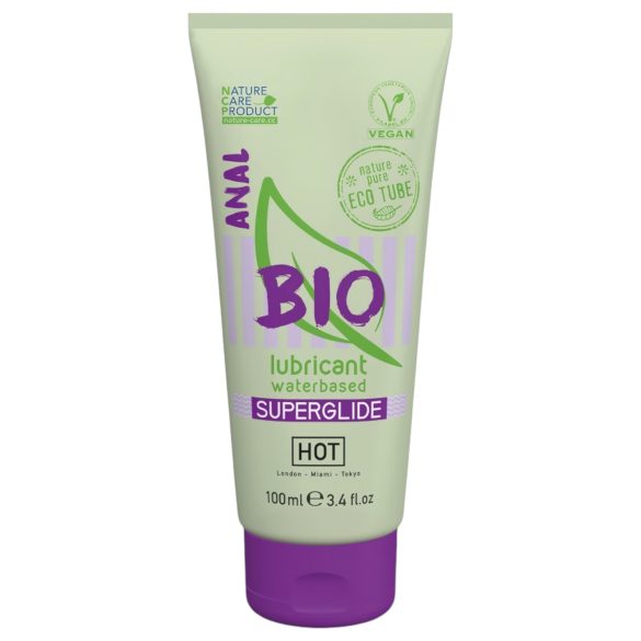 HOT BIO Superglide Anale Glijmiddel - Vegan Waterbasis (100ml)