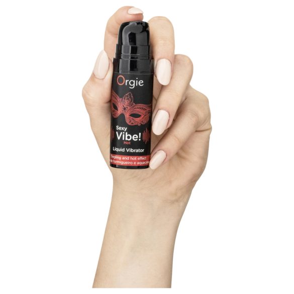 Orgie - vloeibare vibrator - verwarmend en aardbei - 15ml