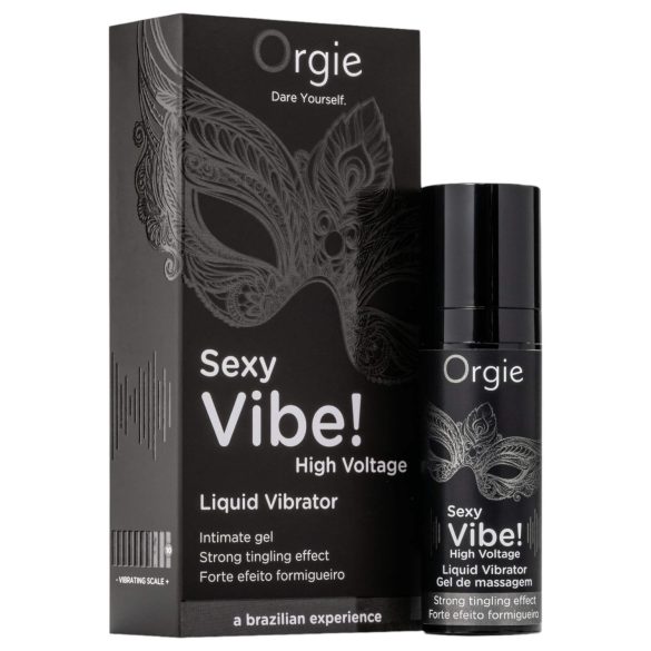Orgie Sexy Vibe High Voltage - unisex vloeibare vibrator (15 ml)