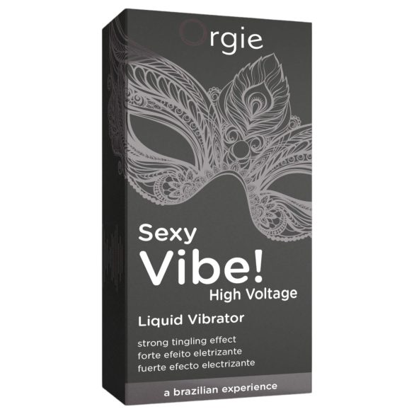Orgie Sexy Vibe High Voltage - unisex vloeibare vibrator (15 ml)