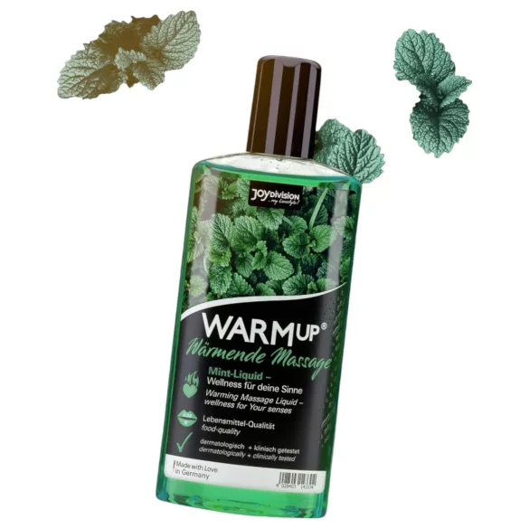 JoyDivision WARMup - massageolie - verwarmend - munt - 150ml