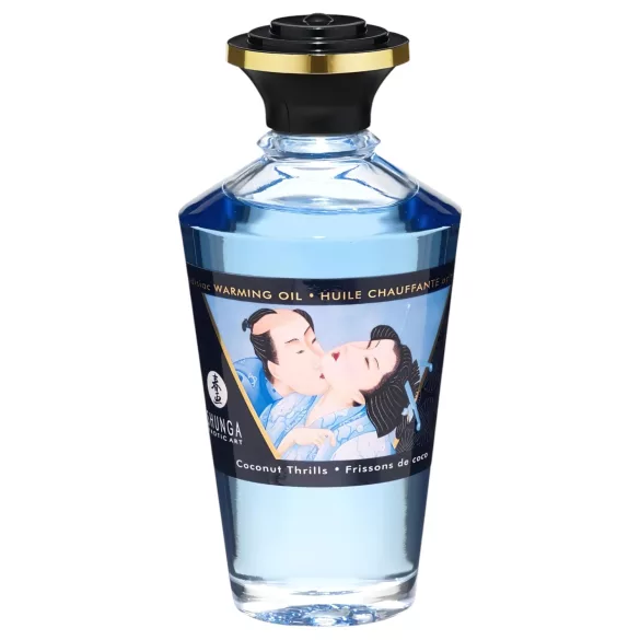 Shunga - verwarmende massageolie - kokos - 100ml