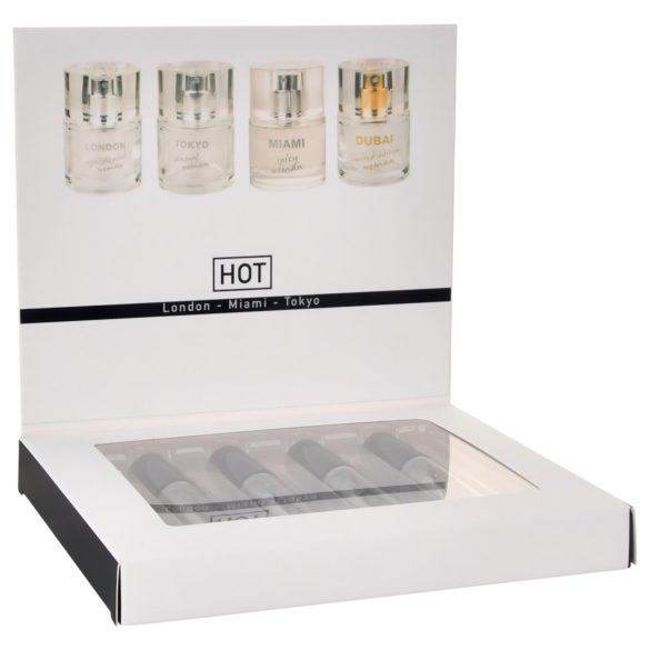 HOT LMTD - feromonen parfum set voor vrouwen - 4x5ml