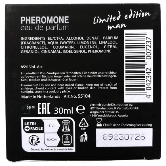 HOT Dubai - feromonen parfum voor mannen - 30ml