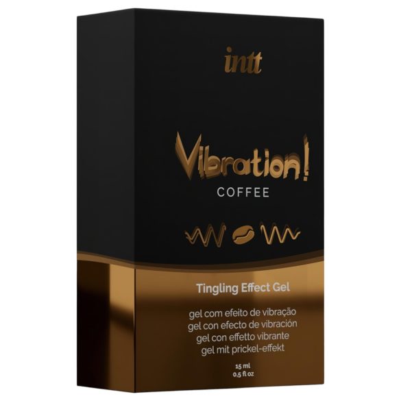 Intt Vibration! - vloeibare vibrator - koffie smaak - 15ml