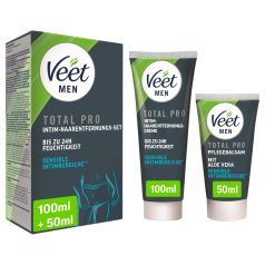   Veet - intieme ontharingscrème en balsem voor mannen (100+50ml)