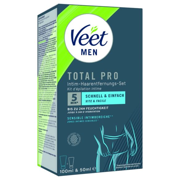 Veet - intieme ontharingscrème en balsem voor mannen (100 ml + 50 ml)