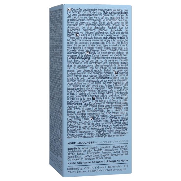 Mister Size - uitgestelde orgasme gel - 50ml