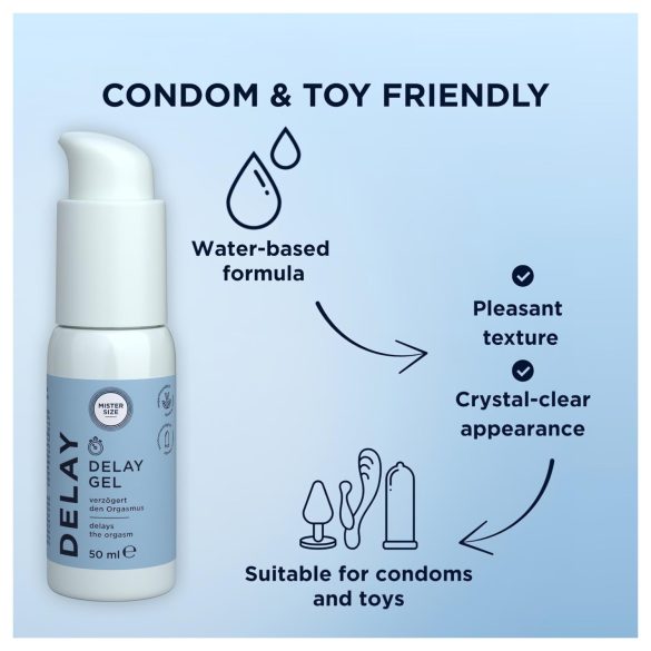 Mister Size - uitgestelde orgasme gel - 50ml