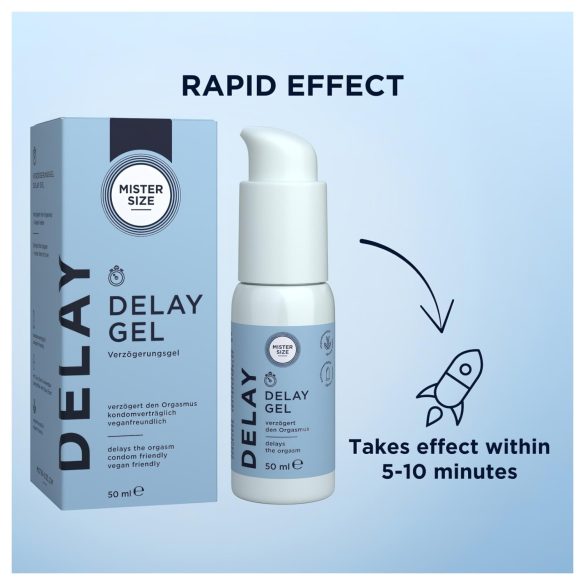 Mister Size - uitgestelde orgasme gel - 50ml