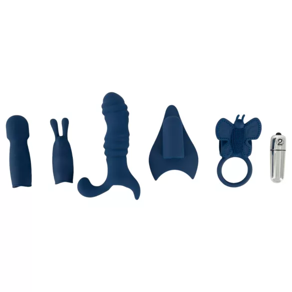 Magic Shiver - vibrator set - blauw