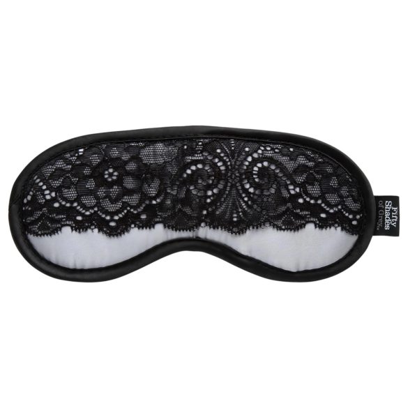 Fifty Shades of Grey - satijnen oogmasker - zilver