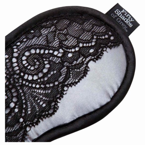 Fifty Shades of Grey - satijnen oogmasker - zilver