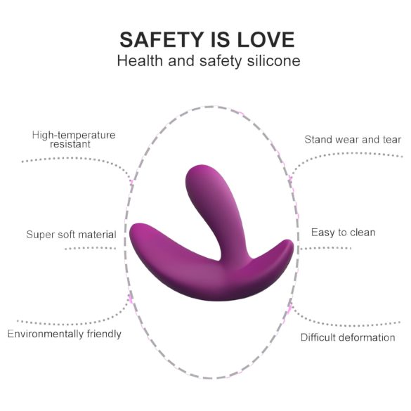 Cotoxo Saddle - afstandsbediening prostaat vibrator (violet)