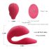 Cotoxo Cupid 2 - draadloze duo-vibrator (rood)