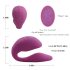 Cotoxo Cupid 2 - Draadloze paarvibrator (violet)
