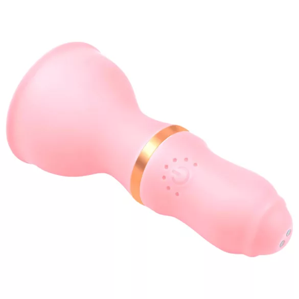 Sunfo - draadloze borst vibrator - roze