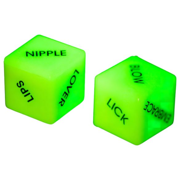 Glow Dice - oplichtende dobbelsteen - glow in the dark