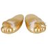 Gouden Slippertjes met Speels Ontwerp